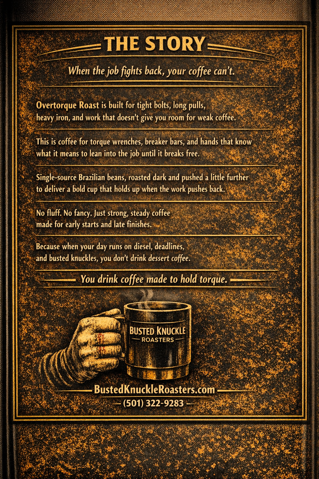Overtorque Roast — Dark Roast Coffee