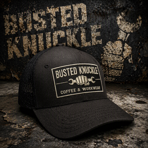 BKB Trucker Hat — Black / Black