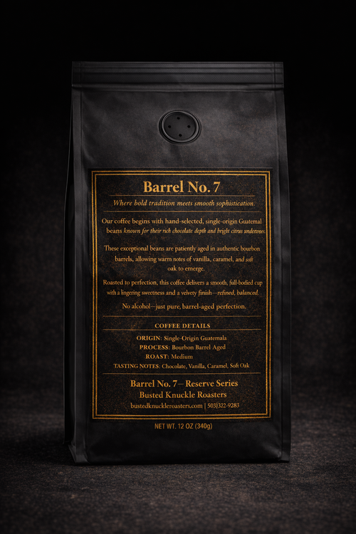 Barrel No. 7 — Bourbon Barrel Aged Coffee | Reserve Series